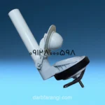 پمپ تخلیه توالت فرنگی قدیمی مدل دریچه ای زنجیردار با اتصال زیر پیچ دار یا پایه هلال